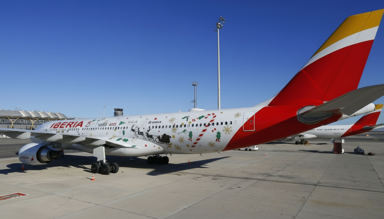 Technical vinyl for transport-plane-Christmas
